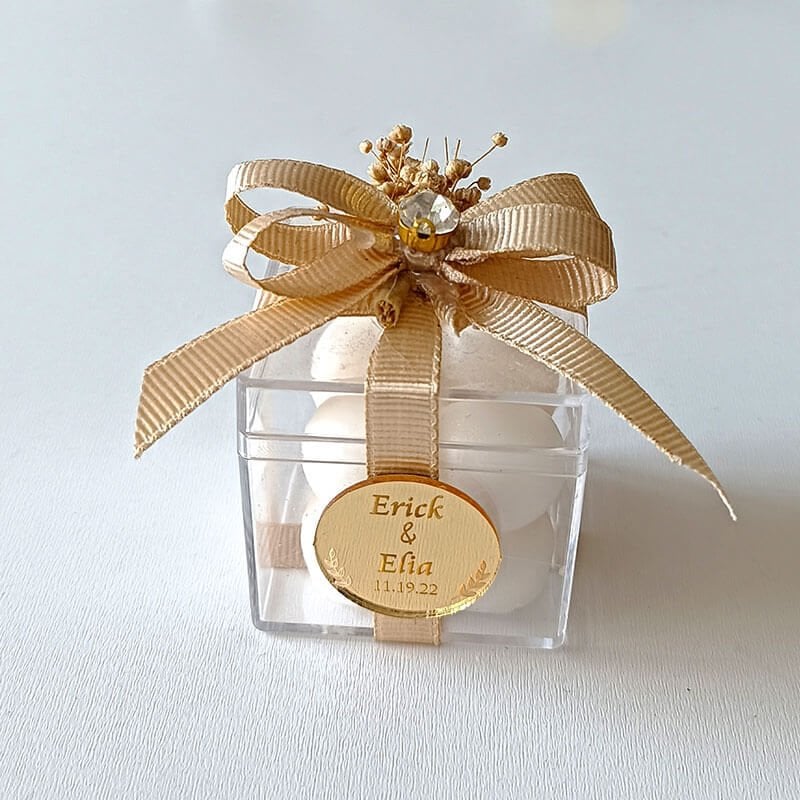 Mika Kutu İçerisinde Bubble Mum Spt-Nks-102 (25 Adet)
